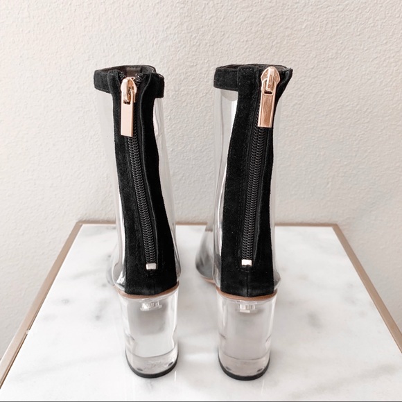 Raye Felicity Clear Plastic Boots 7 - Picture 3 of 7